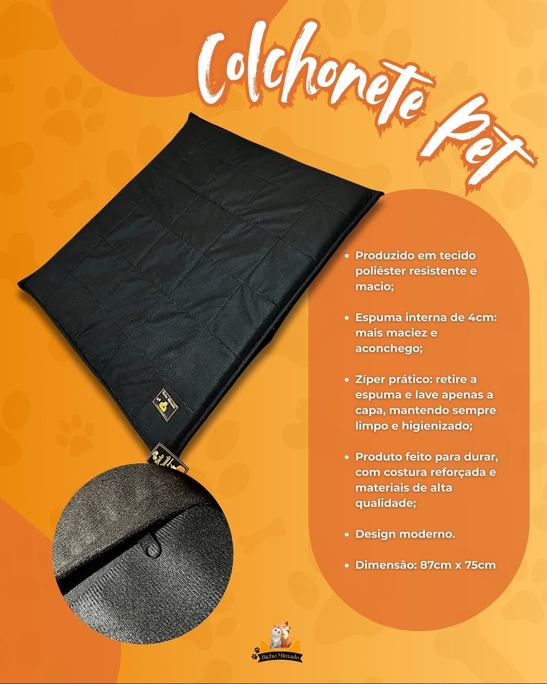 Colchonete Pet Para Cachorro e Gato - Image 2