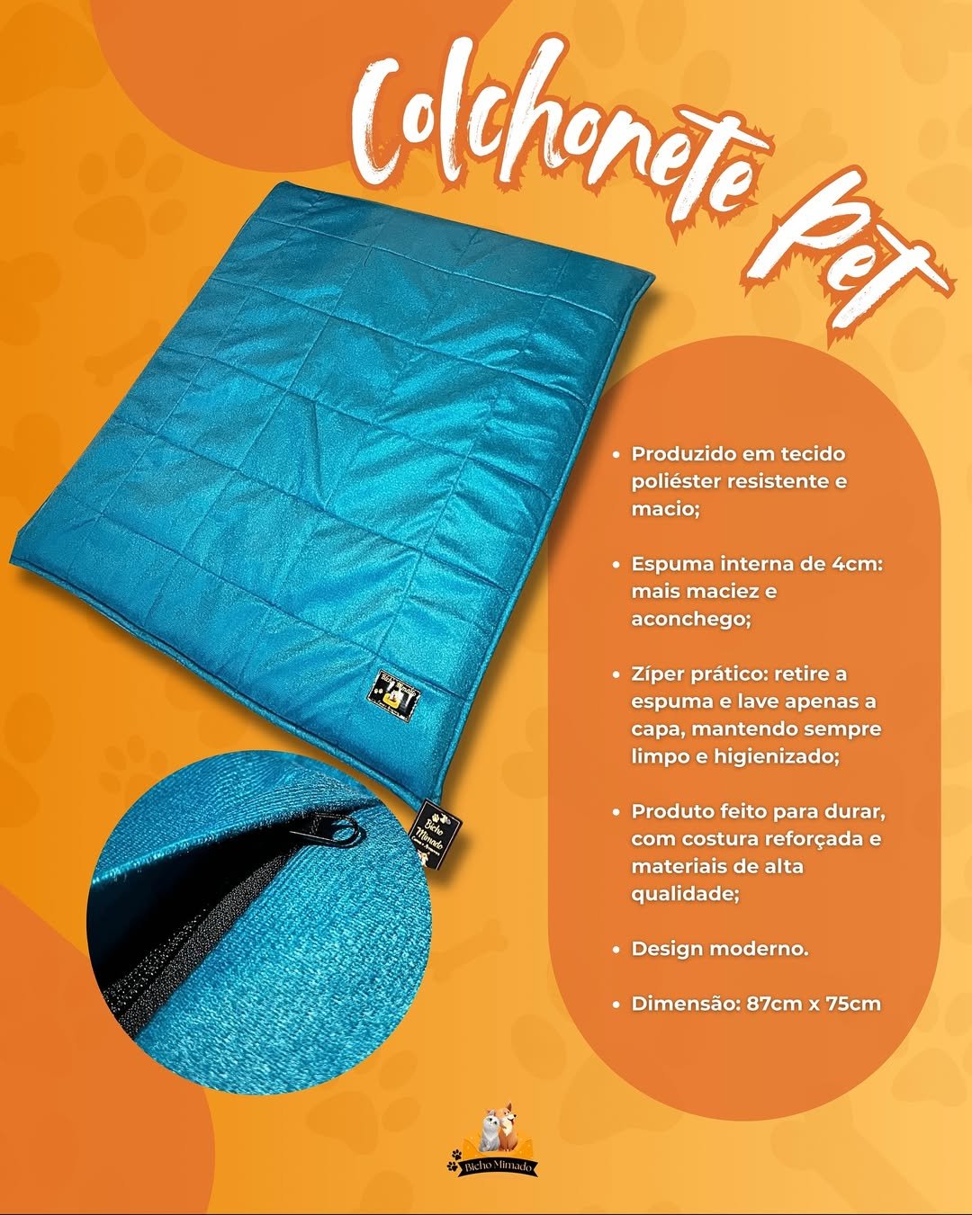 Colchonete Pet Para Cachorro e Gato - Image 3